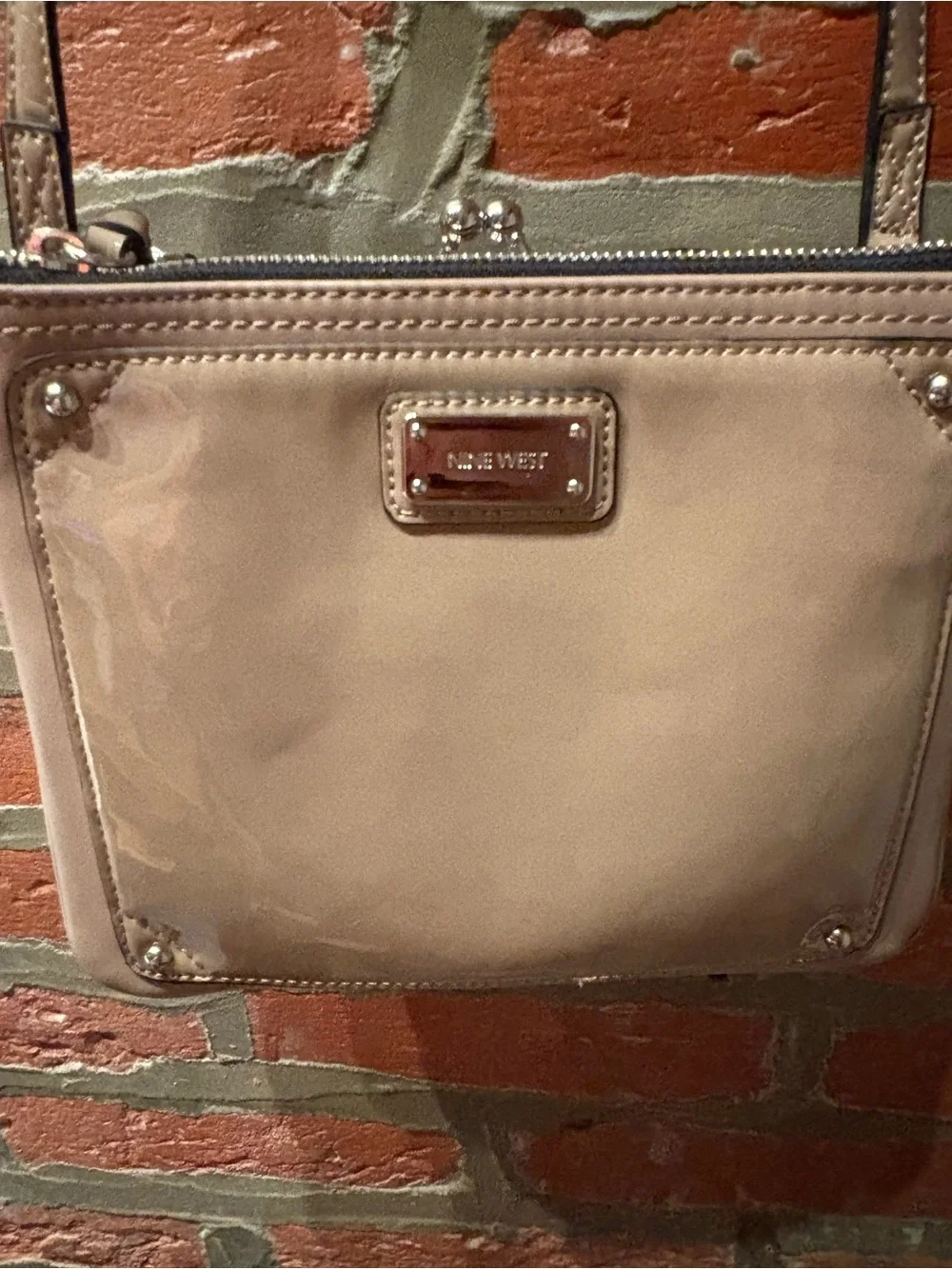 Nine West Beige Crossbody Bag